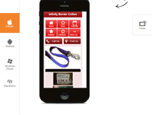 Tablet Screenshot of infinityborders.com